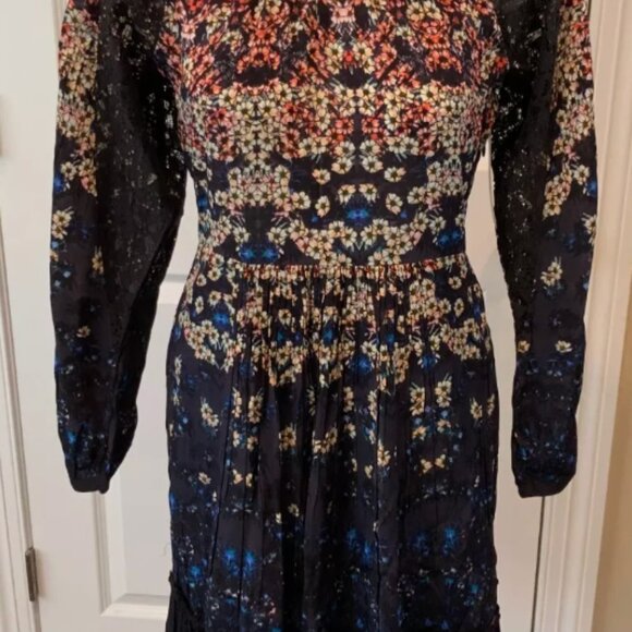 Bhanuni by Jyoti Anthropologie Floral Print Dress - Picture 9 of 10